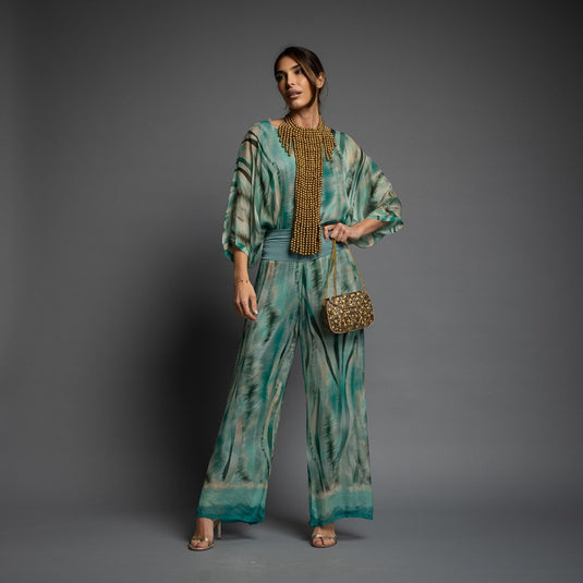 2 Piece Silk Set Sauvage
