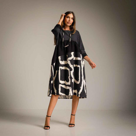 Miyake Texture Mix Dress