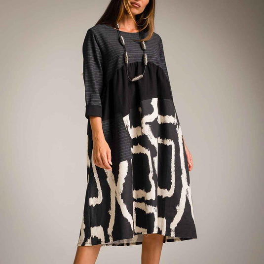 Miyake Texture Mix Dress