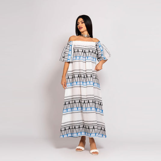 Santorini Cotton Dress