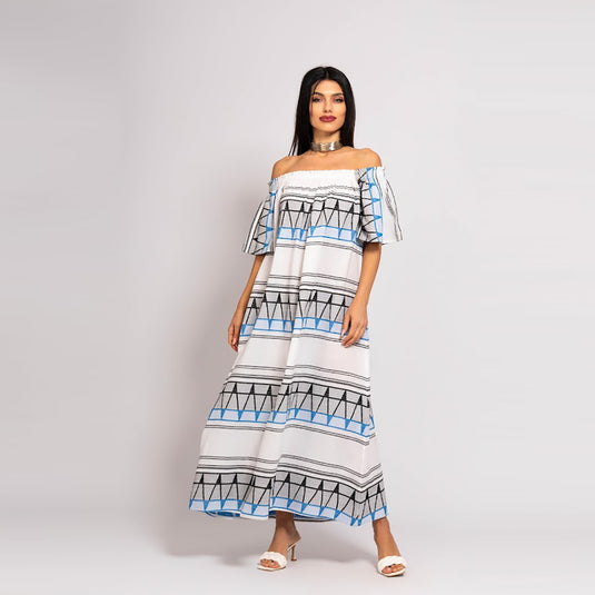 Santorini Cotton Dress