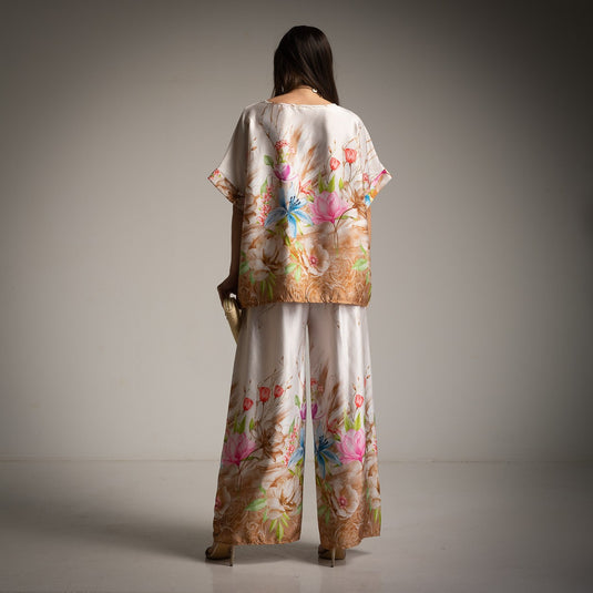 Set 2 Pieces Satin Tropic