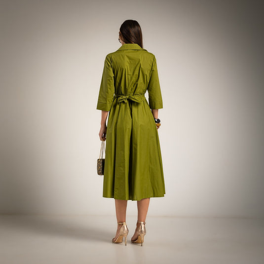 Wrap Shirt Dress Carolina Heredia