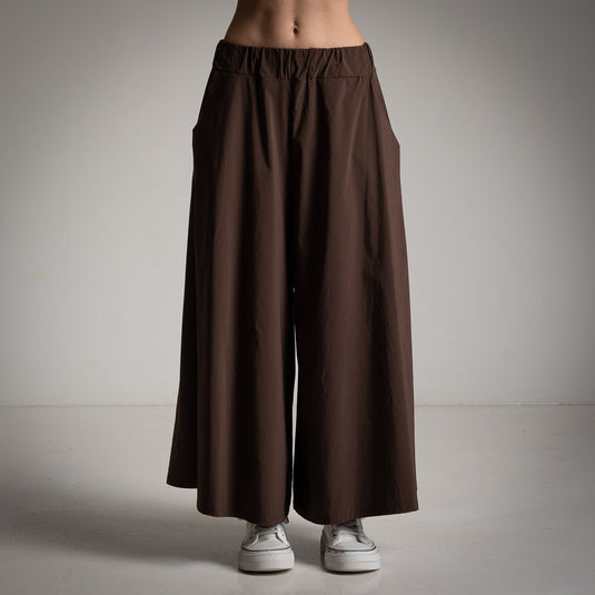 2 Piece Double-Break Vest and Skirt Pants Pockets Set
