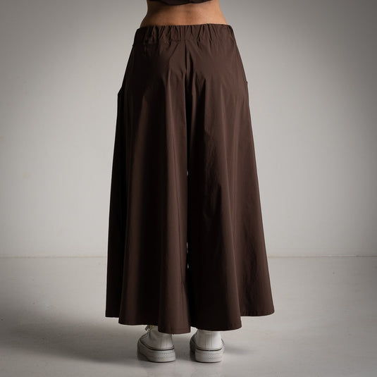 2 Piece Double-Break Vest and Skirt Pants Pockets Set