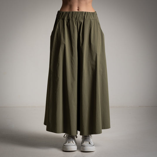 2 Piece Double-Break Vest and Skirt Pants Pockets Set