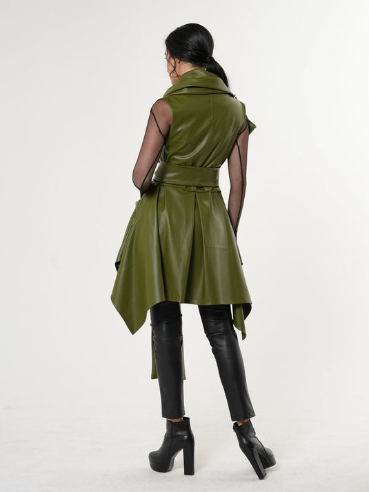 Avant Garde Eco-Leather Vest