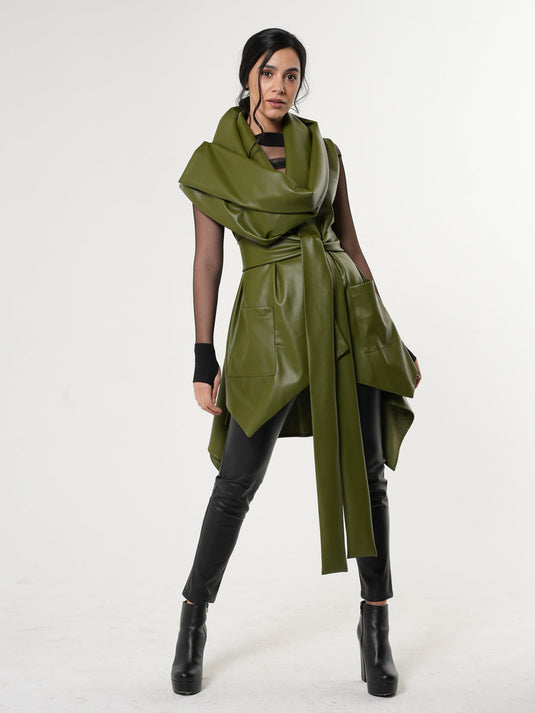 Avant Garde Eco-Leather Vest