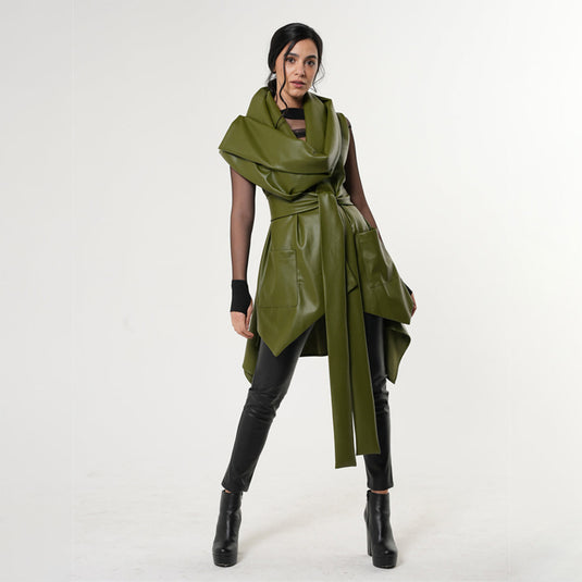 Avant Garde Eco-Leather Vest