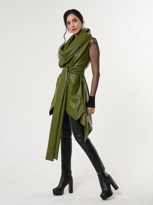 Avant Garde Eco-Leather Vest