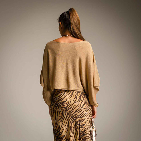 Crop Cape Lurex Chantal