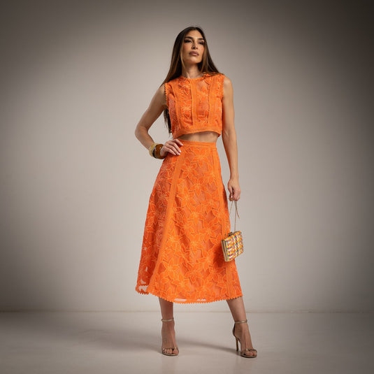 Lined Flower 2-Piece Set