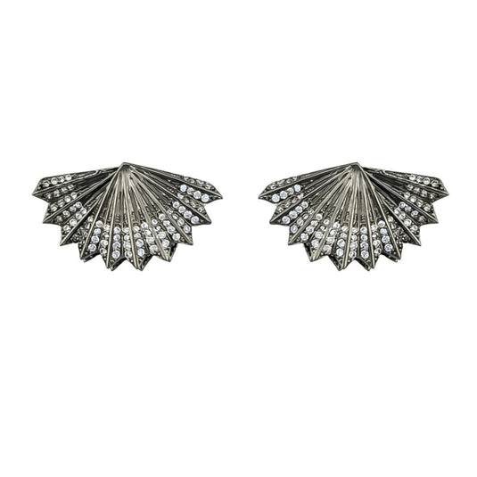 Mini-Abanicho Earrings Color Black