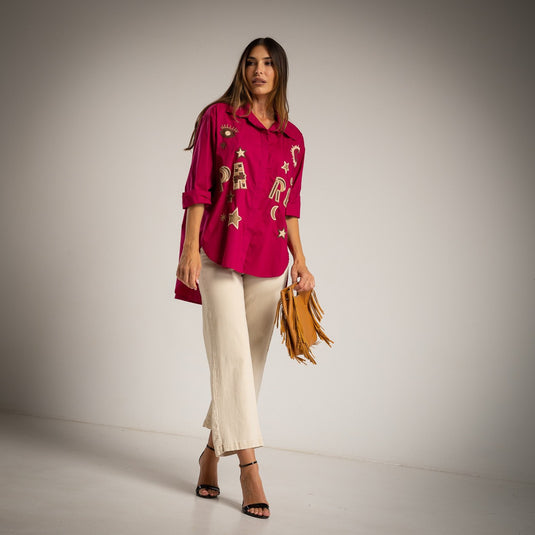 Paris Embroidered Shirt
