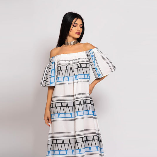 Santorini Cotton Dress