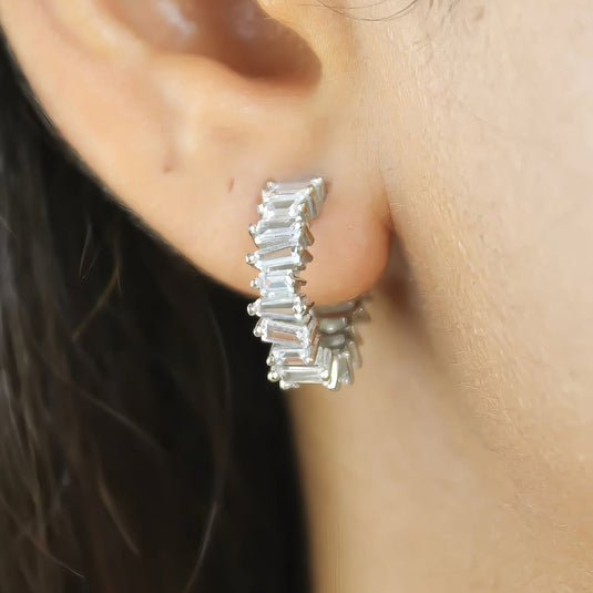 Silver Carlo Rucci Earrings