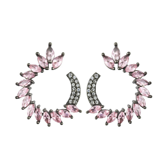 Viper Earrings Color Pink