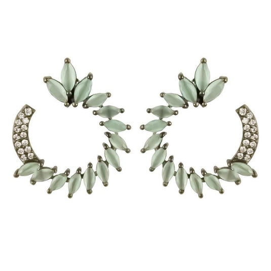 Viper Earrings Color Aquamarine