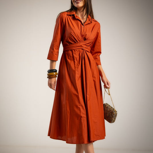 Wrap Shirt Dress Carolina Heredia