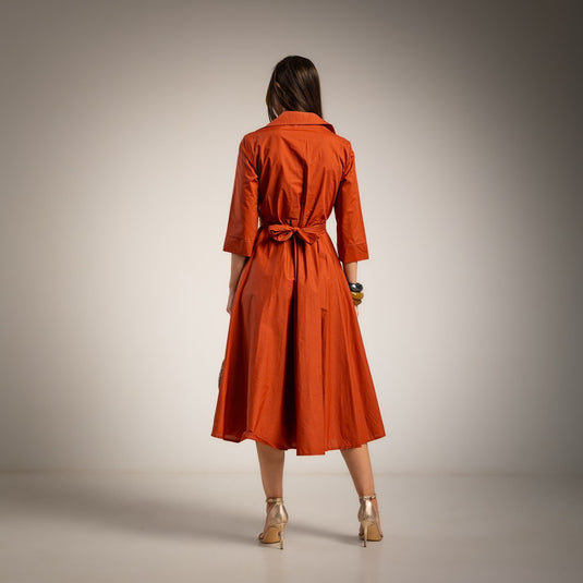 Wrap Shirt Dress Carolina Heredia